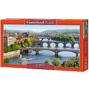 Puzle Vltava tilti Prāgā 4000 gab.