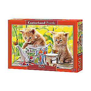 Puzle 500 CASTORLAND Tējas laiks kaķēniem