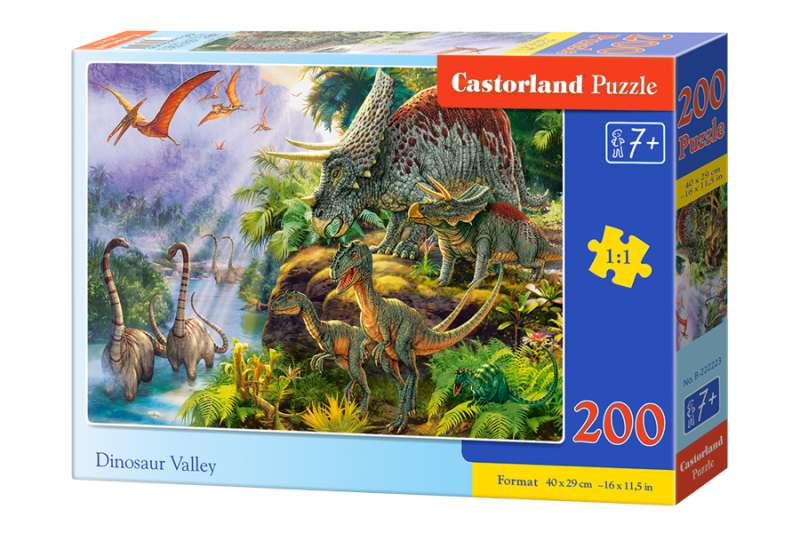 Puzle Dinosaurus ieleja 200 gab.