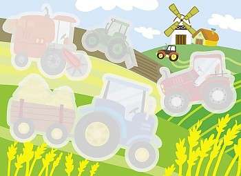 Daudzreizējās ūdens krāsas. Izdevums 7 Traktors