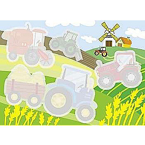 Daudzreizējās ūdens krāsas. Izdevums 7 Traktors