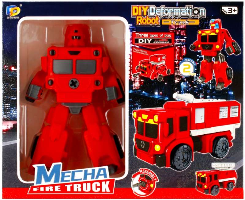 Робот-трансформер - Пожарный 20x16x6см