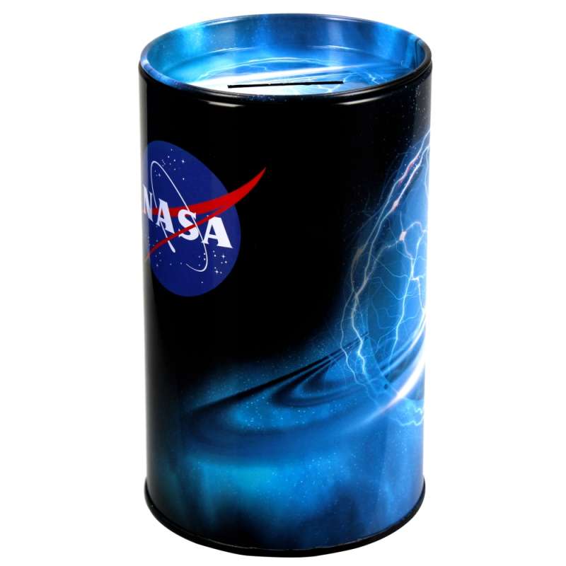 Krājkase NASA apaļa, metāla