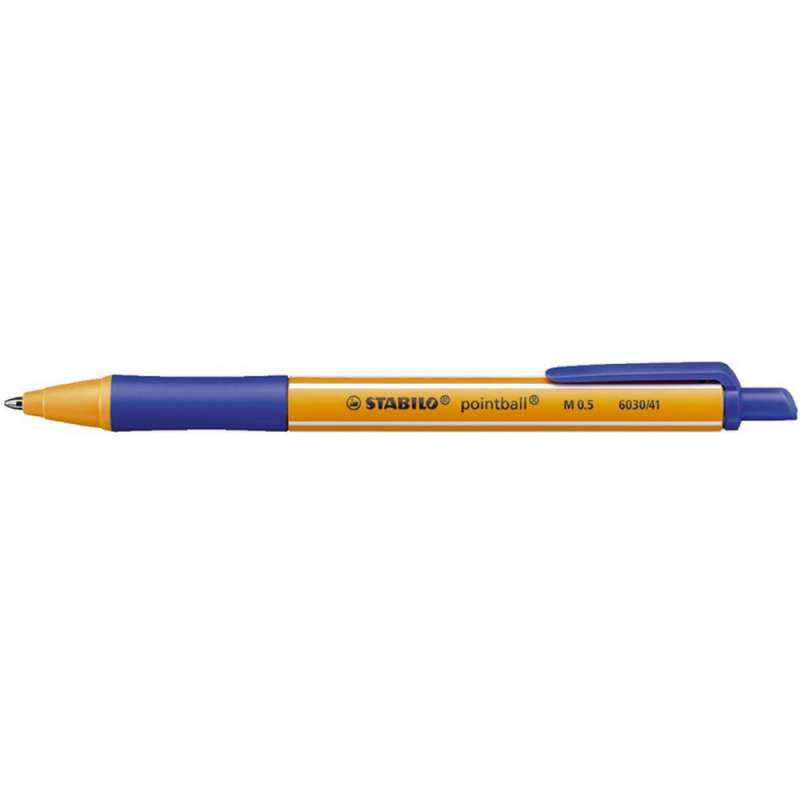 Шариковая ручка STABILO POINTBALL 0.5мм, синяя