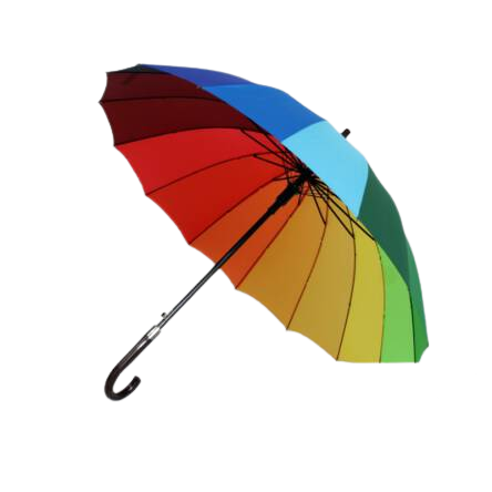 Зонт металлический - Радуга