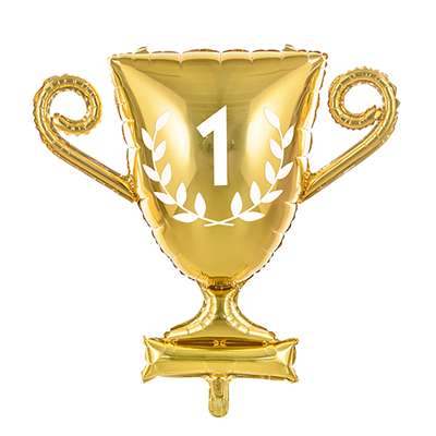 Фольгированный шар Кубок победителя, 64x61см, золотой