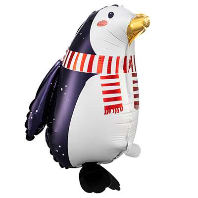 Фольгированный шар Пингвин, 29x42см
