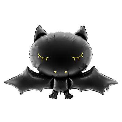 Follija balons Halloween Sikspārnis, 75x65cm,melns