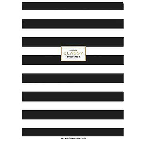 A4 piezīmju grāmata, 80 lapas līnijā CLASSY, assorti