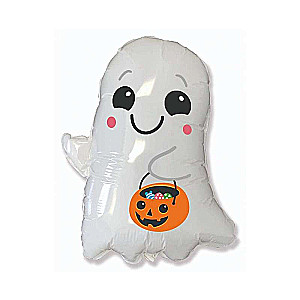 Folijas balons Ghost with Bucket, FX, 24