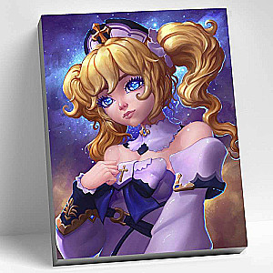 Glezna pēc numuriem 30x40 Genshin BARBARA 23 krāsas