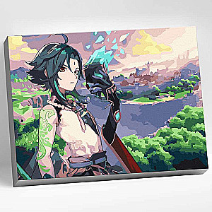 Glezna pēc numuriem 30x40 Genshin SYAO 26 krāsas