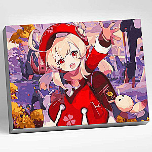Glezna pēc numuriem 30x40 Genshin KLI 24 krāsas