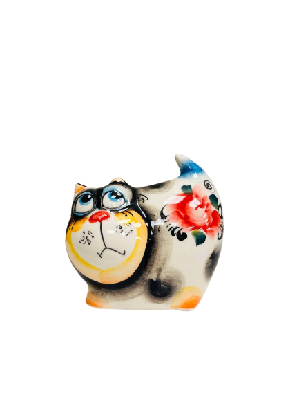 Porcelāna figūriņa - Kaķis 9cm