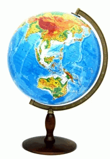 Globuss 420 mm Fiziskais-Ģeogrāfiskais