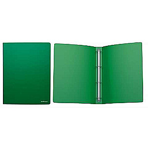 Plastmasas mape uz 4 gredzeniem ErichKrause® Classic, 35mm, A4, zaļš