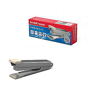Stapleris №10 ErichKrause® Ferro līdz 15 lapām, pelēks