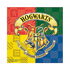 Salvetes 33x33cm 20gab. Harry Potter Hogwarts mājas