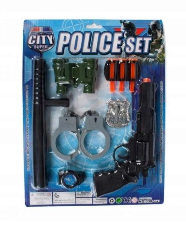 Rotaļu komplekts - policista aksesuāri CITY SUPER