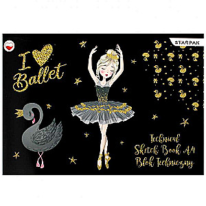 Zīmēšanas albums STARPAK A4/10l. BALLETS