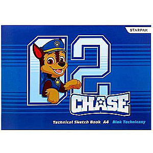 Zīmēšanas albums STARPAK A4/10l. PAW PATROL CHASE