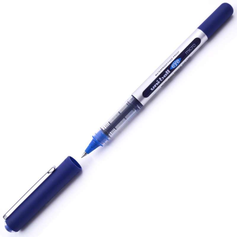 Ручка шариковая автоматическая синяя UNI UB-155 0.5 eye
