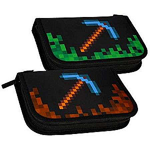 Penālis bez piederumiem STARPAK 14x21x4 cm PIXEL GAME
