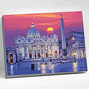 Glezna pēc numuriem - SVĒTĀ PĒTERA KATEDRĀLE VATICANĀ  