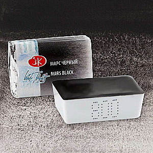Akrila krāsa kaste 2,5 ml Mārss melns