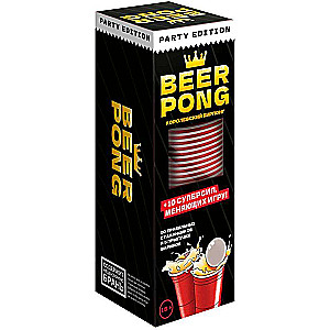 Galda spēle - Beer Pong. Karaliskais birpongs