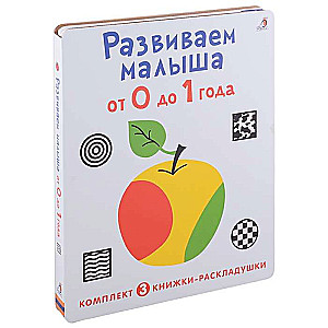 Superrakstītes. Attīstām mazuli no 0 līdz 1 gadam. Komplektā ir 3 gab.