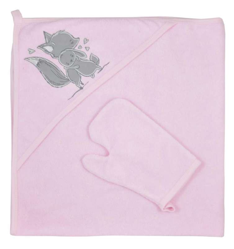 Полотенце, размер 90*90 (розовый цвет)