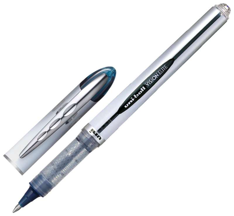 Ручка-роллер тёмно-синяя UB-200 (8)