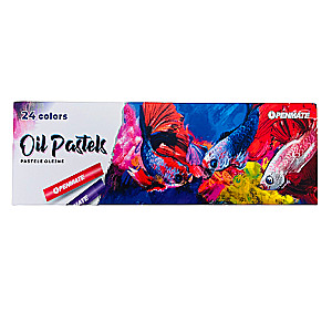 Eļļas pasteļu krītiņi 24kr. PENMATE