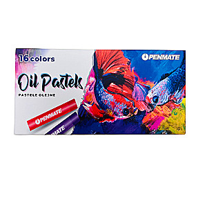 Eļļas pasteļu krītiņi 16kr. PENMATE