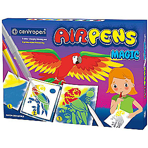 Airpens Magic marķieri 8 krāsas + 3 speciālie marķieri