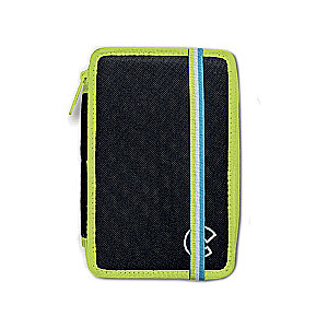 Pildspalvu maciņš ar 3 nodalījumiem un piederumiem 200x130x65 CARIOCA Pencil Case Fluo