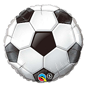 Folijas bumba 18 QL CIR - Futbols, melns un balts