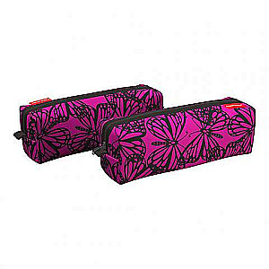 Pildspalvu maciņš kvadro ErichKrause® 210x70x70mm Velvet Butterflies