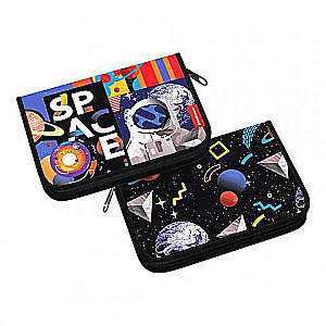 Pildspalvu maciņš grāmatas formā bez piederumiem ErichKrause® 135x205x30mm Kosmonauts