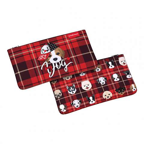 Pildspalvu maciņš - aploksne ErichKrause® 207x114mm Cute Dog