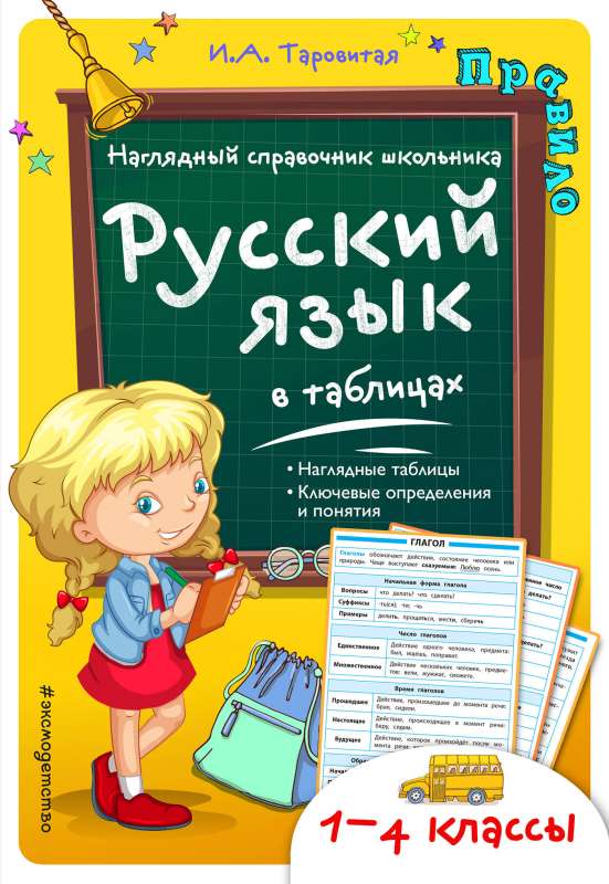Krievu valoda tabulās