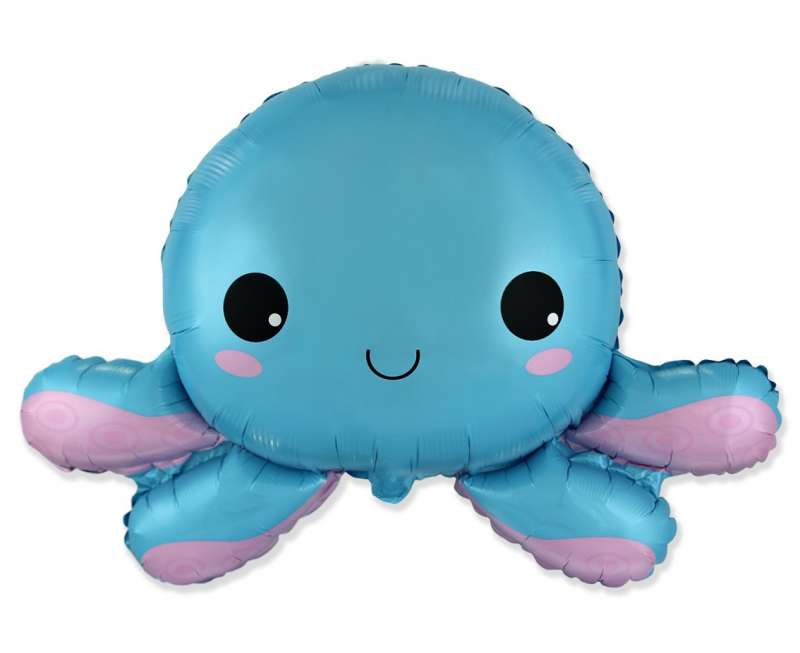 Фольгированный шар 24 FX - Happy Octopus