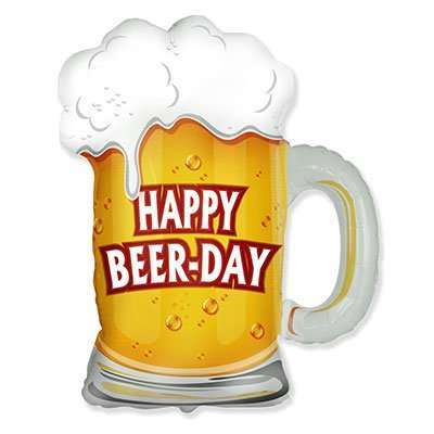 Фольгированный шар 24 Happy Beer-Day