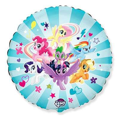 Folijas balons 18 FX - My little Pony komanda