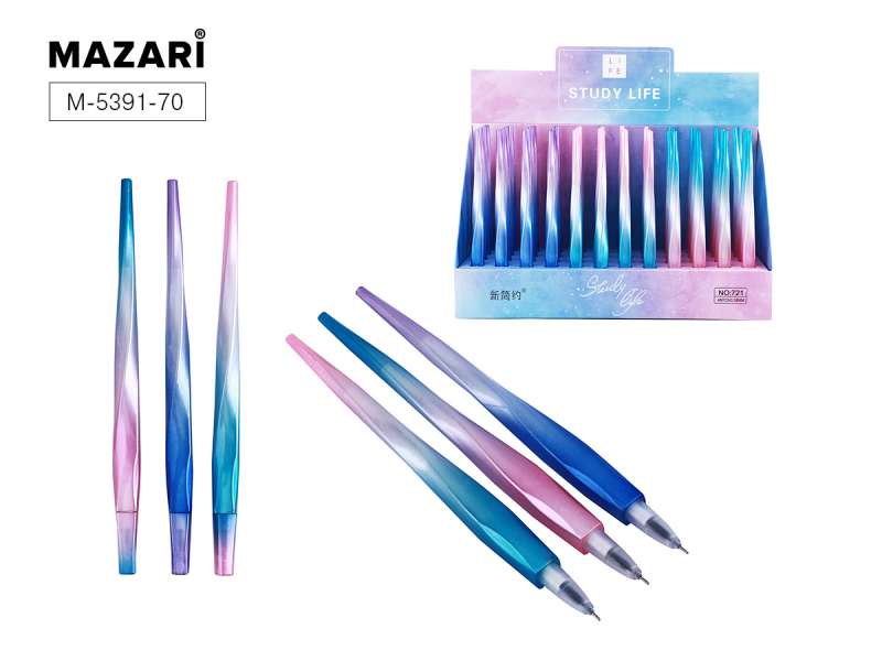 Gēla pildspalva CRYSTAL GEL, ZILA