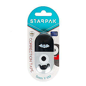 Korektors-rolleris 5mmx6m Starpak Robbi melns
