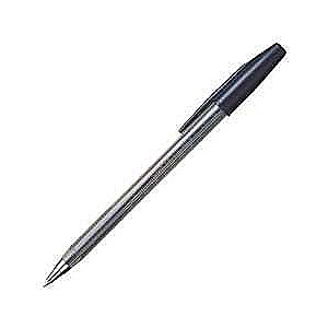 Kugļpildspalva UNI Fine SA-S, caurspīdīgs korpuss, 0,5 mm