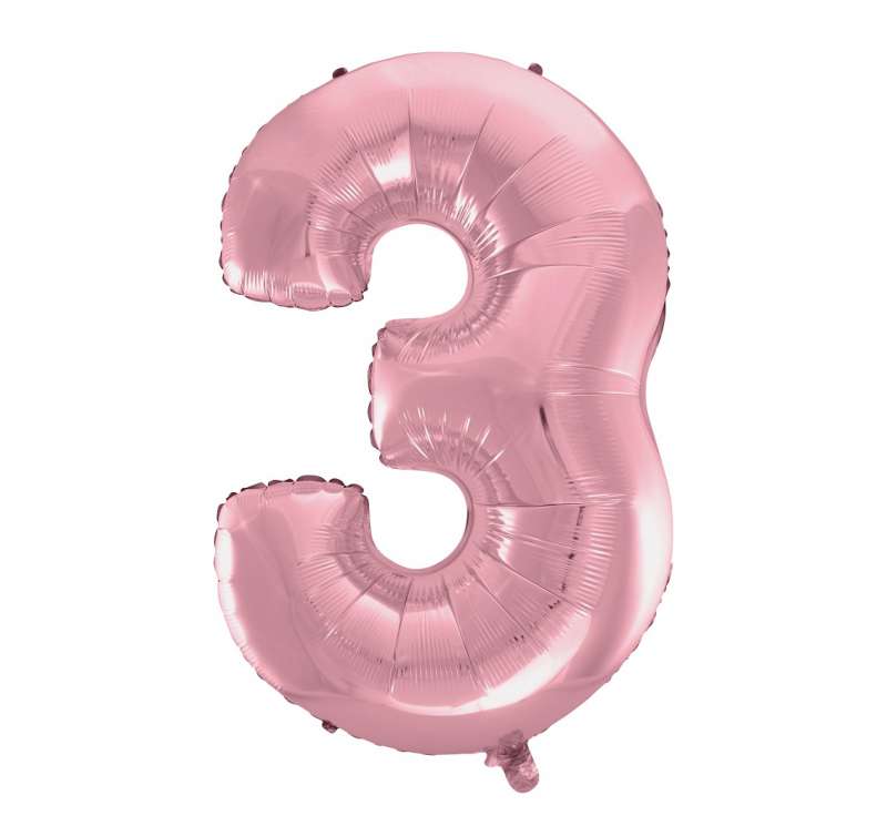 Folijas balons 45/92cm No 3, light pink