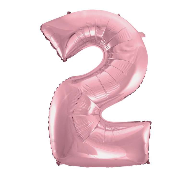 Folijas balons 45/92cm No 2, light pink